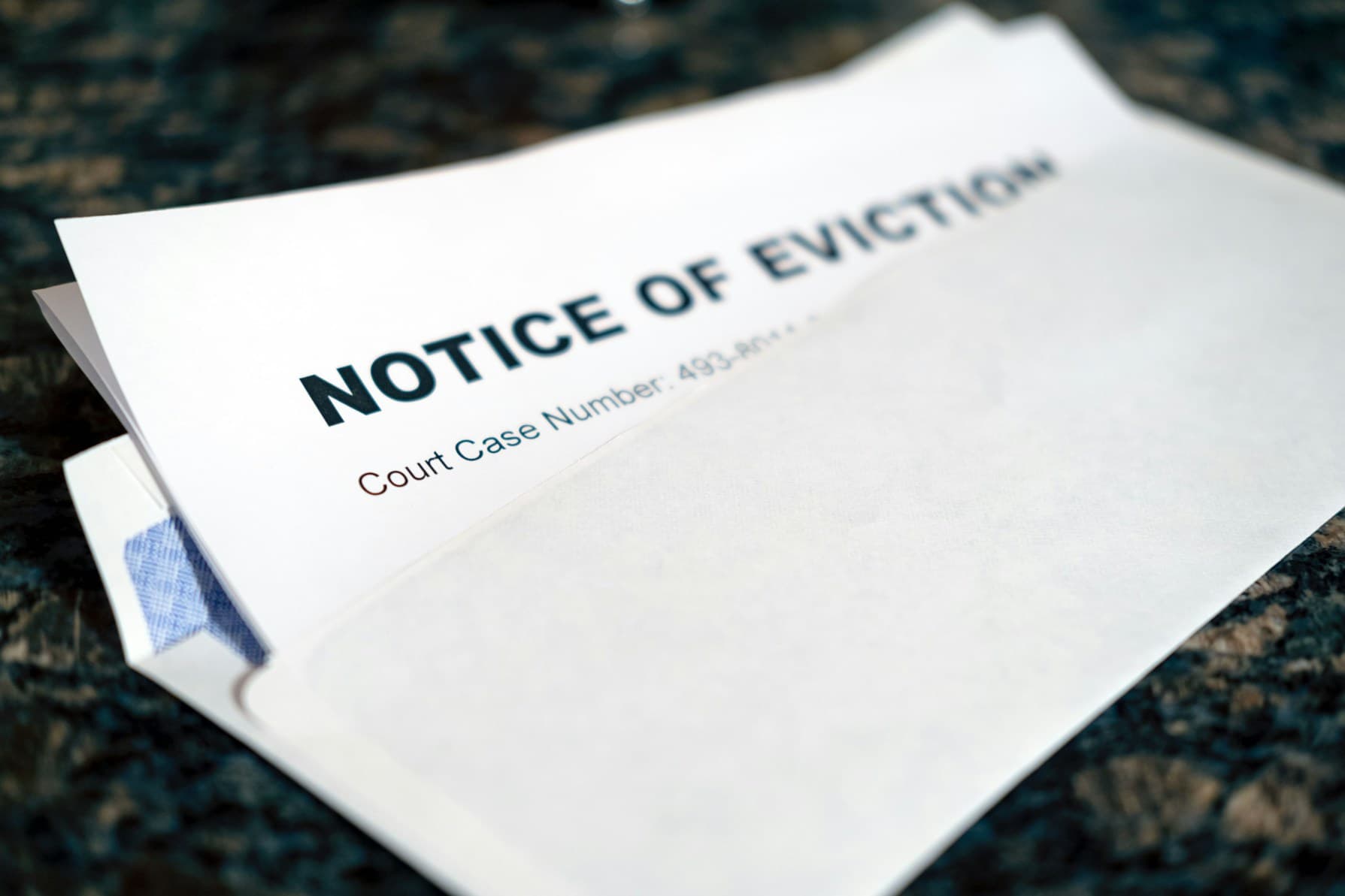 Notice of eviction document